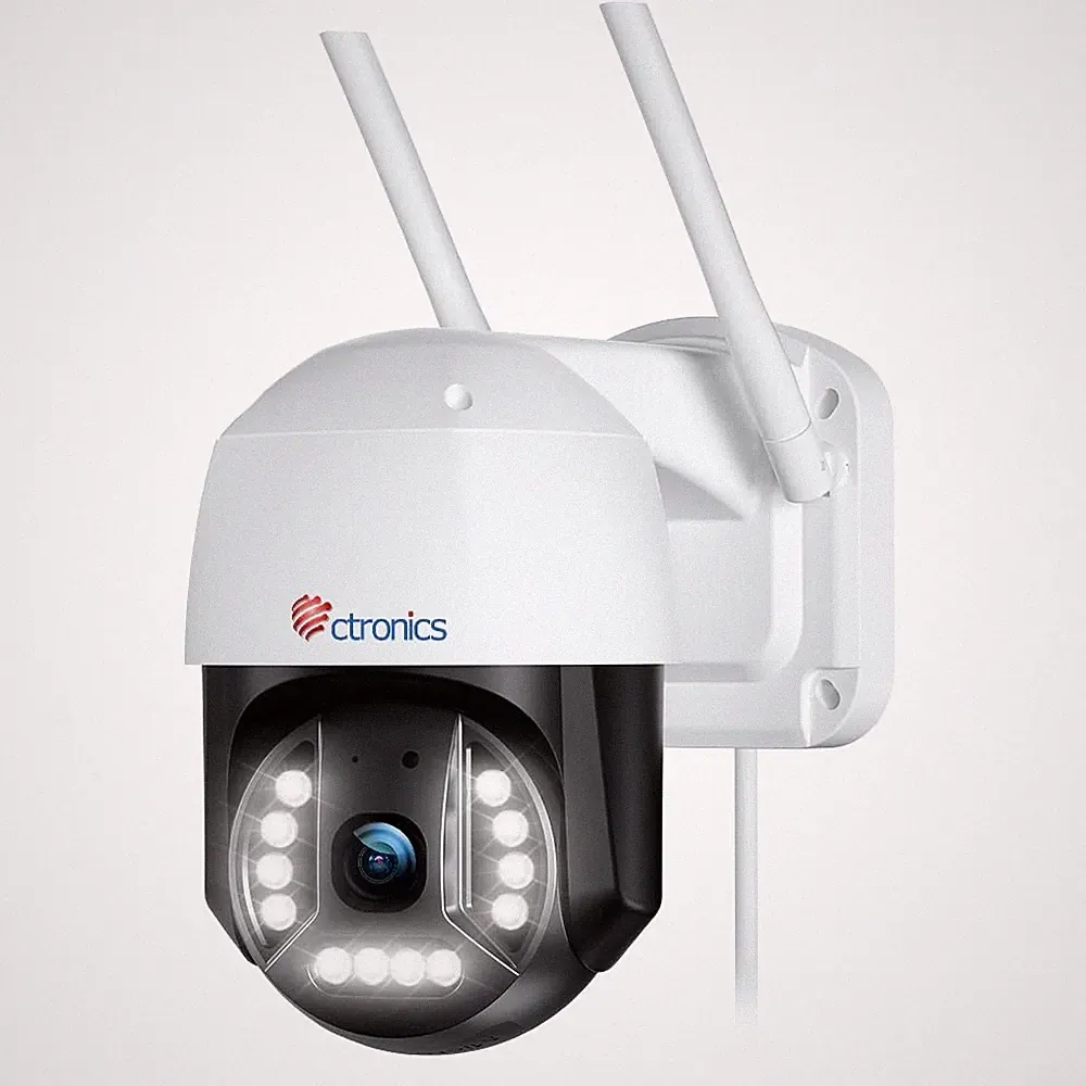 Ctronics 4K 8MP Überwachungskamera Aussen WLAN, 2,4GHz/5GHz Dualband WiFi PTZ