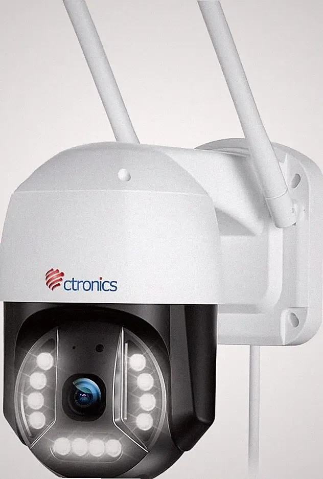 CTRONICS 4K 8MP Überwachungskamera Außen WLAN mit Auto-Tracking und Nachtsicht