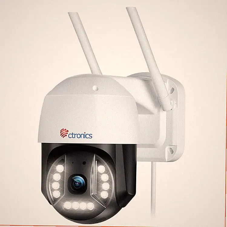 Ctronics 4K Outdoor Überwachungskamera 8MP mit WLAN Nachtsicht 25m Weiß