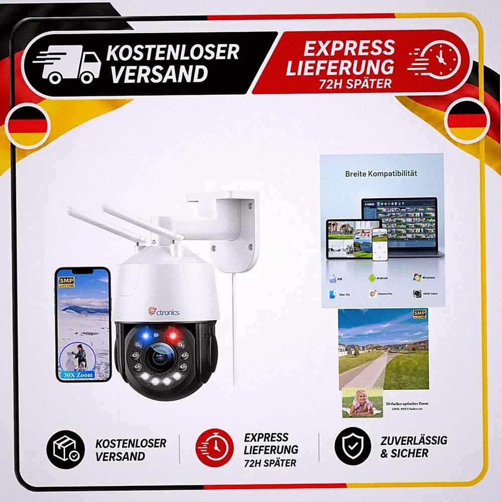 überwachungskamera außen wetterfest ip66