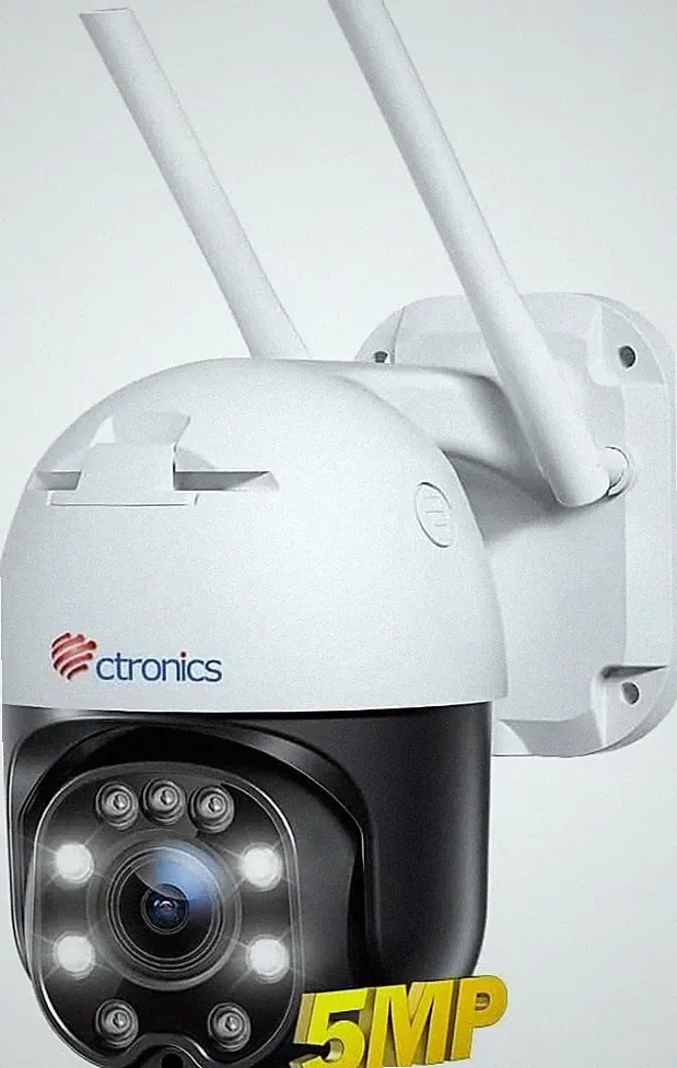 Ctronics 5MP PTZ Überwachungskamera Aussen WLAN Auto-Tracking