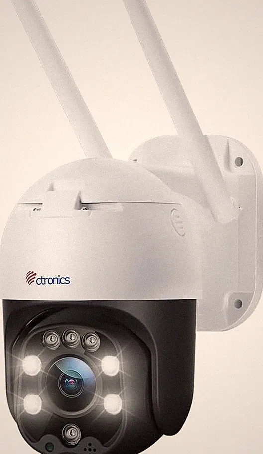 Ctronics PTZ Überwachungskamera Außen WLAN 1080P mit Nachtsicht 30m