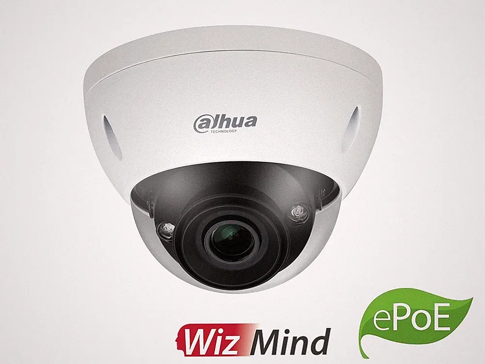 Dahua WizMind 4MP Starlight motorisierte Varifokal AI Dome IP CCTV Überwachungskamera