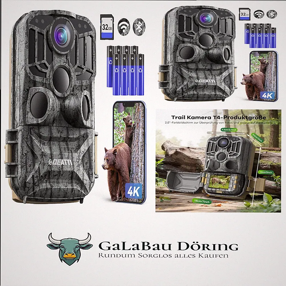 DEATTI DET-T4 Wildkamera 4K 48MP