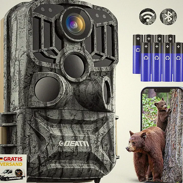 DEATTI Wildkamera 4K 48MP WLAN