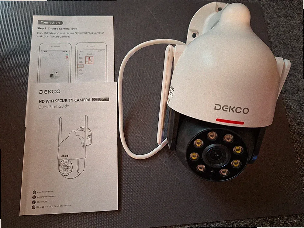 DEKCO 2K Überwachungskamera Aussen WLAN 350