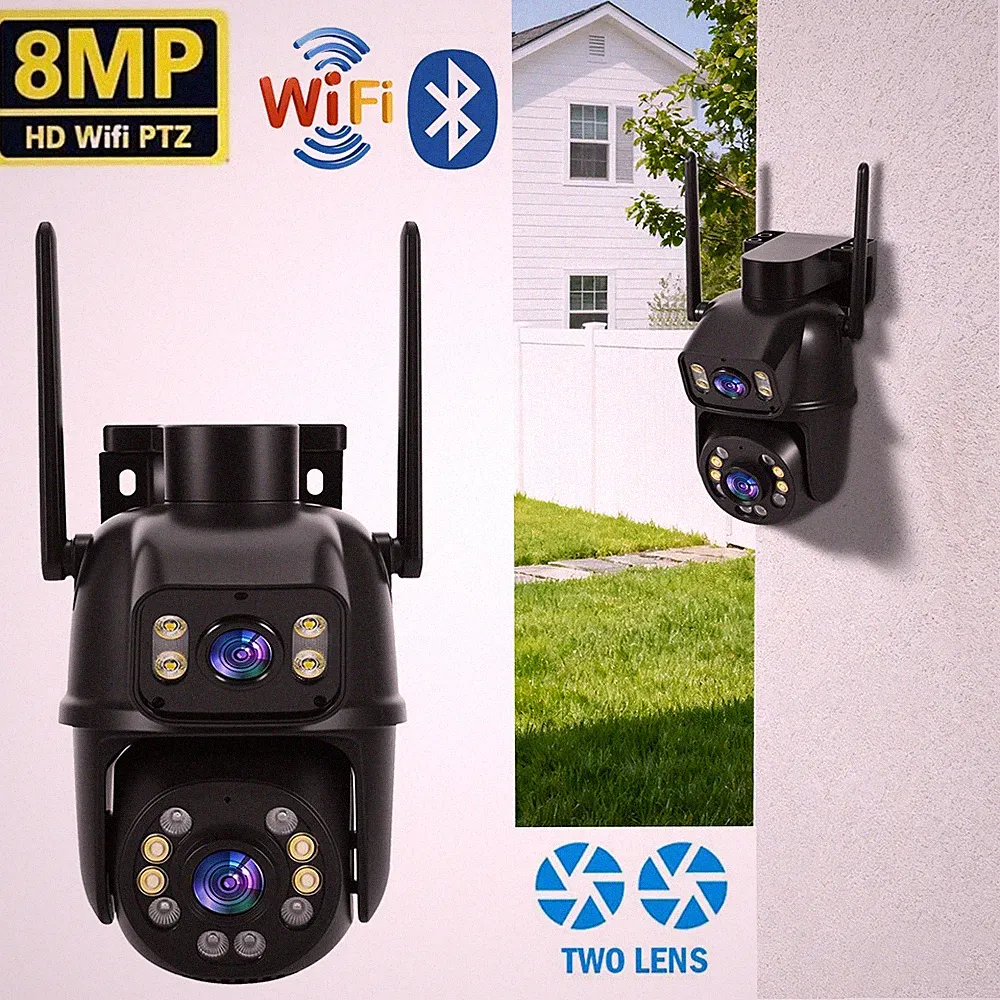 Dual Lens 4K PTZ WLAN Kamera