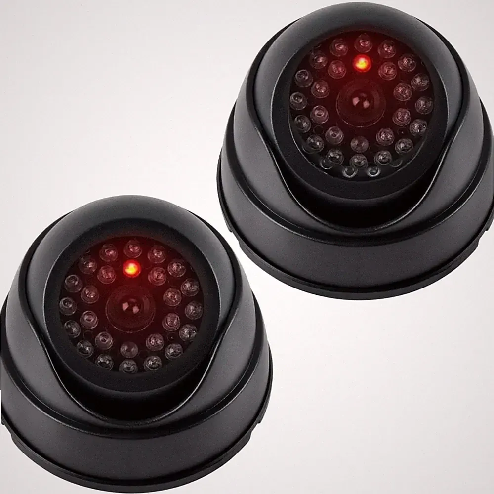 überwachungskamera attrappe mit led außen