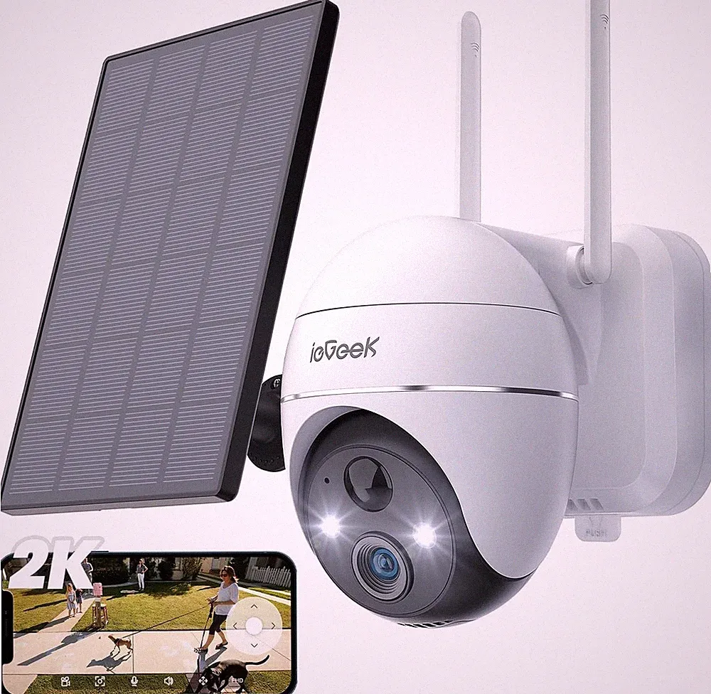 eGeek ZS-GX1s 2K Solar Überwachungskamera