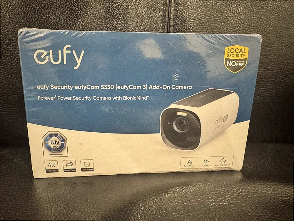 Eufy S330 EufyCam 3 Solar Wireless Home Security Zusatzkamera 4K NEU VERSIEGELT