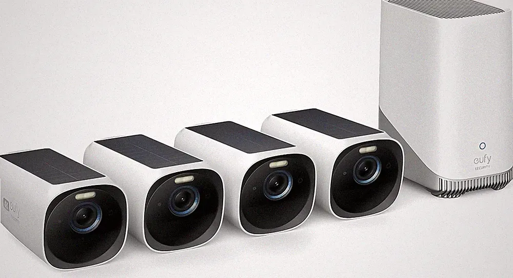 eufy S330 eufyCam 3 Überwachungskamera Außen 4K solar 4+1 Gesichtserkennung K.I