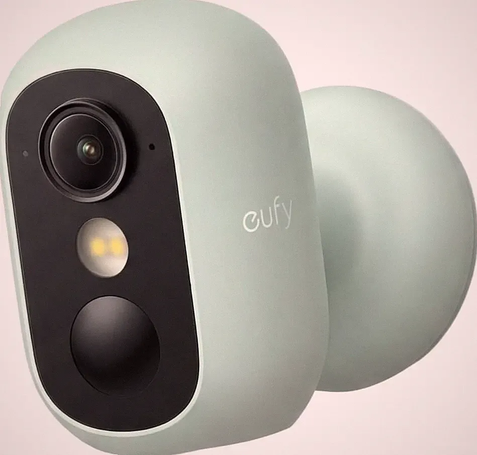 eufy Überwachungskamera Outdoor kabellos, eufyCam C35, Kameras Haussicherheit, grün