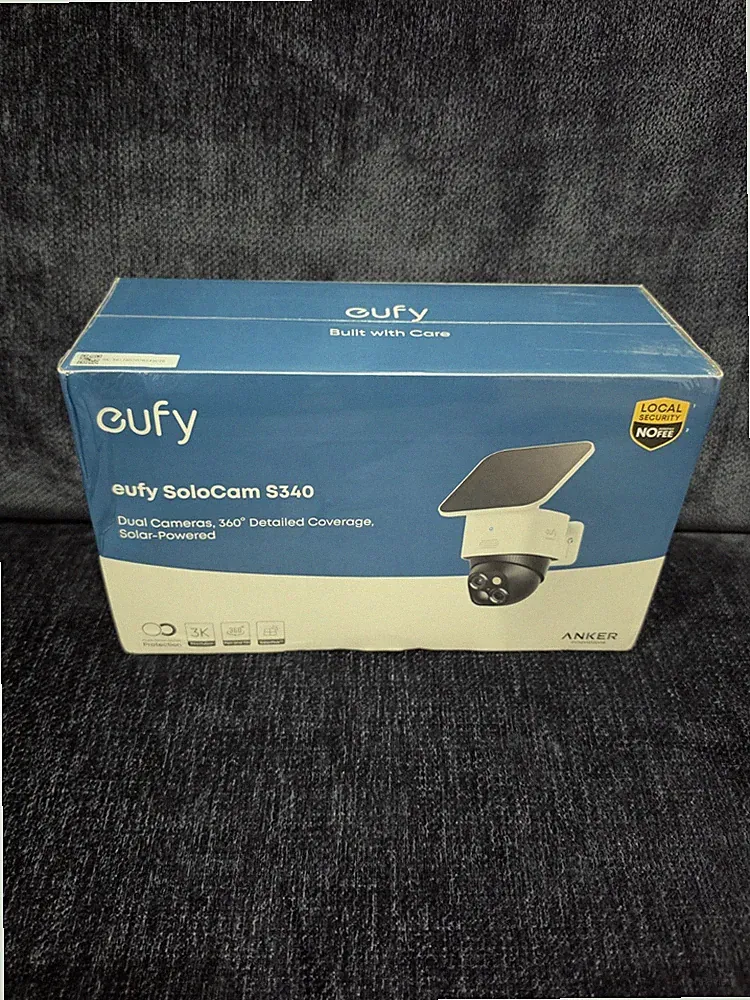 EufySecurity SoloCam S340 Dual Kameras Solar Überwachungskamera Außen kabellos