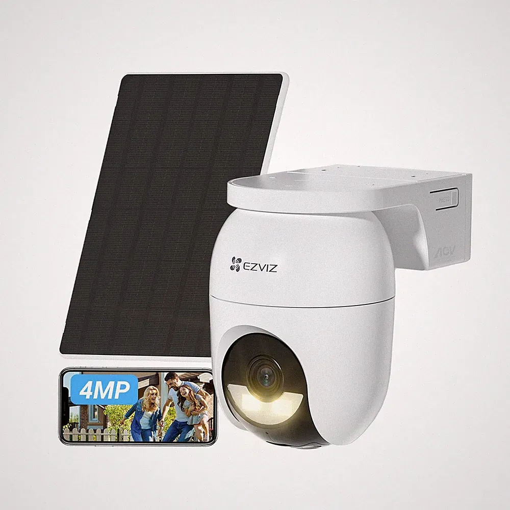 EZVIZ 2K Überwachungskamera Außen Kabellos Solarbetrieben CB8 Lite Kit 4MP Always