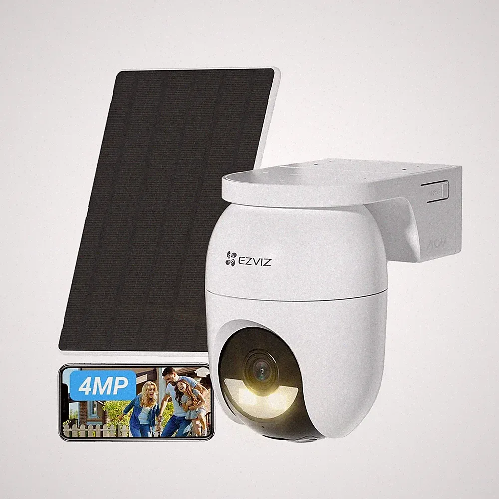 EZVIZ 2K Überwachungskamera Outdoor Kabellos Solarbetrieben CB8 Lite Kit
