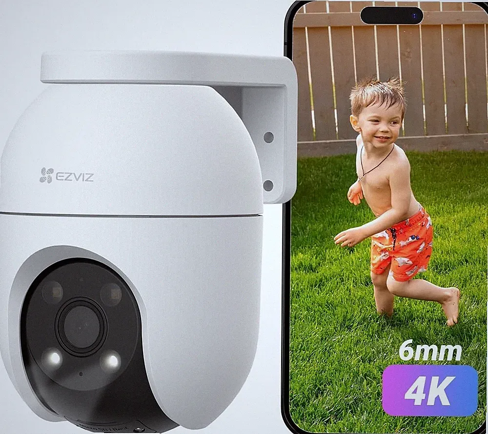 EZVIZ 4K Überwachungskamera Outdoor Support 512GB SD-Karte Farbe Nachtsicht C8c