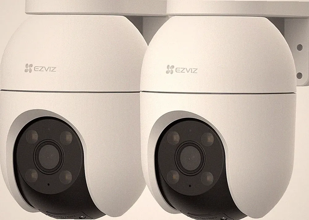 EZVIZ C8c (2er Pack) Wifi Outdoor Kameras Kabelgebunden 360° Schwenk Neige Unterstützung 512GB Karte