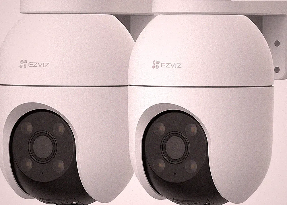 EZVIZ WLAN Outdoor Überwachungskameras kabelgebunden CCTV Kamerasysteme C8c 2MP 2 STÜCK 360°