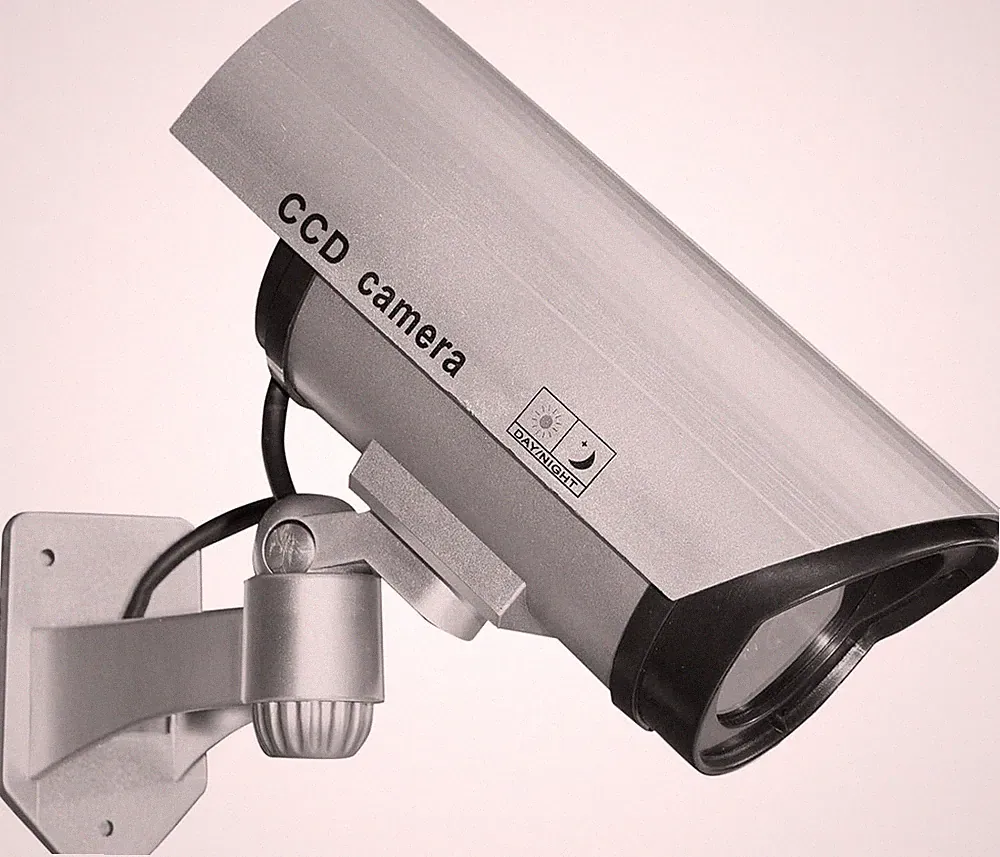 Attrappe CCTV Kamera Außen Innen Fake CCTV Überwachungskamera Imitation Blink LED