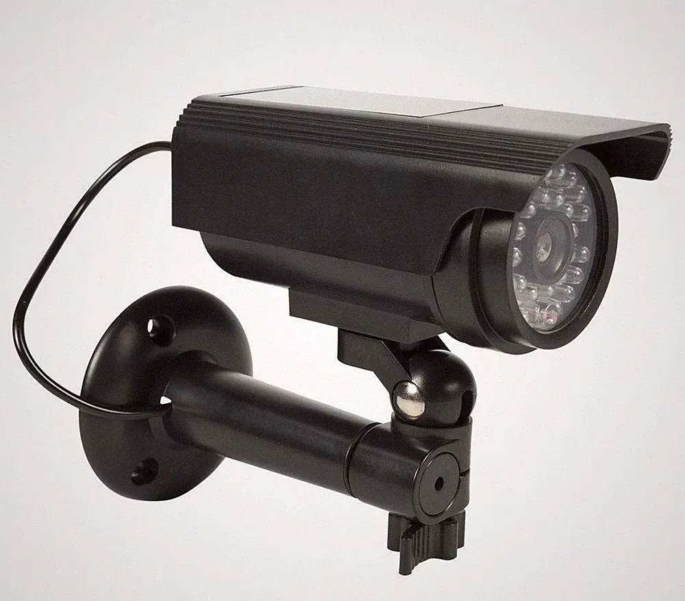 Fake Dummy Kamera Camera Überwachungskamera Außenbereich Innenbereich LED