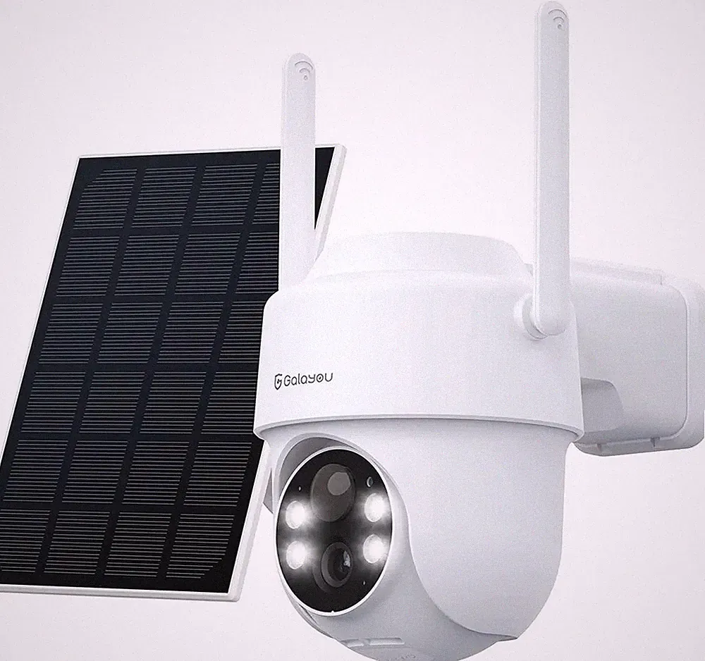 GALAYOU R1 4G LTE Überwachungskamera Aussen Akku Solar 2K PTZ Virtuell SIM Inkl