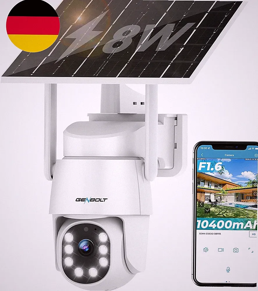 GENBOLT 2K AOV Solar WLAN Überwachungskamera