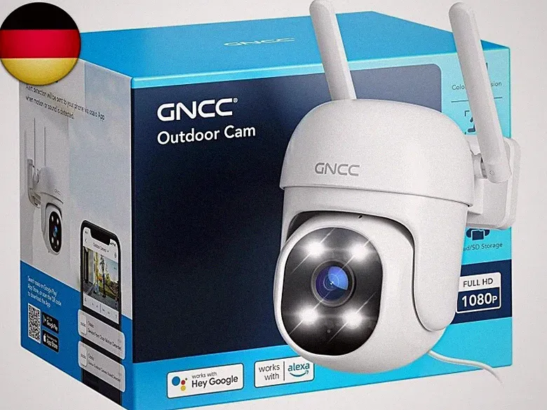 GNCC GK2 WLAN Überwachungskamera Aussen