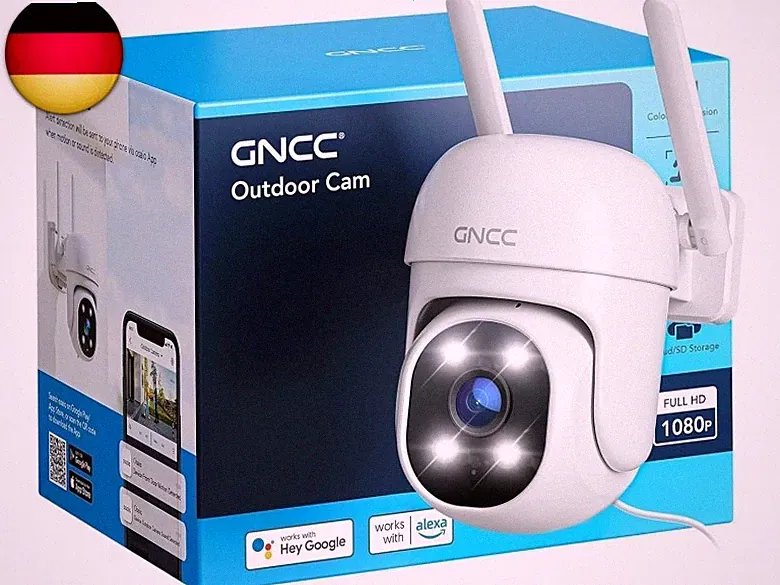 GNCC GK2 WLAN Überwachungskamera Aussen