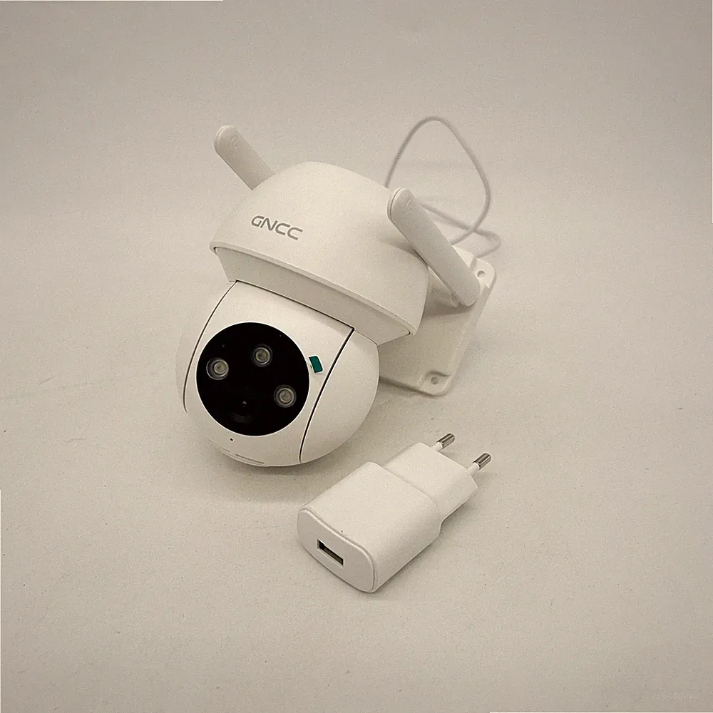 GNCC WLAN-Außenkamera, Außenüberwachungskamera, 2K, 360° PTZ, Nachtsicht, Zwei-W