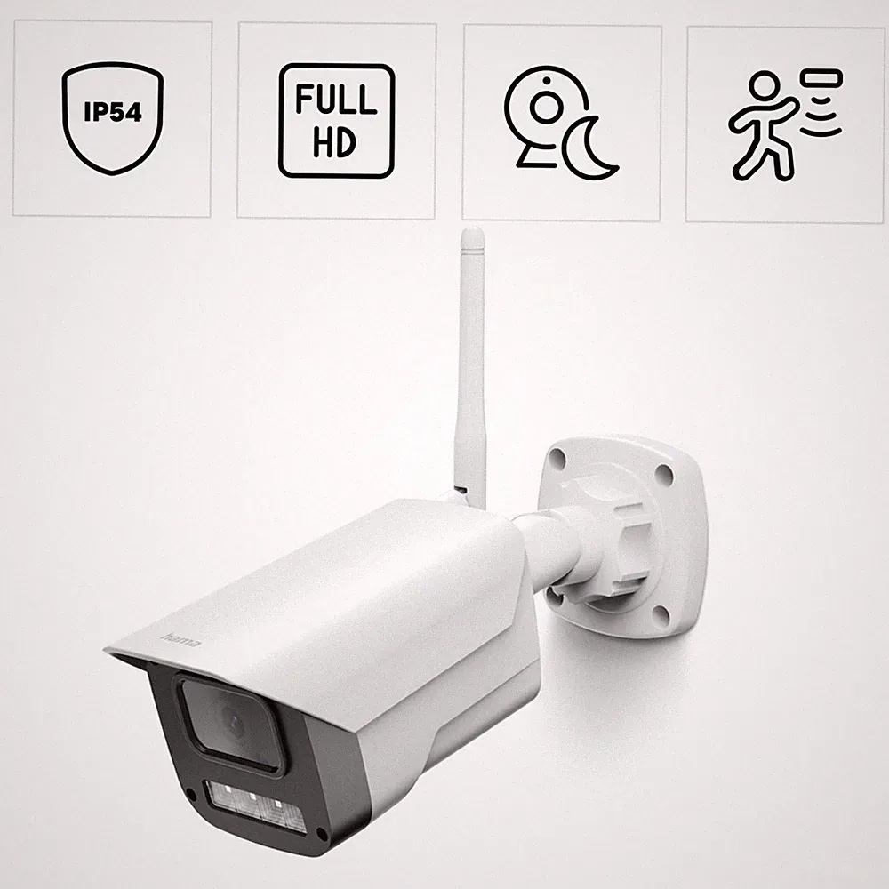 Hama WLAN Außenkamera Full HD 1080p