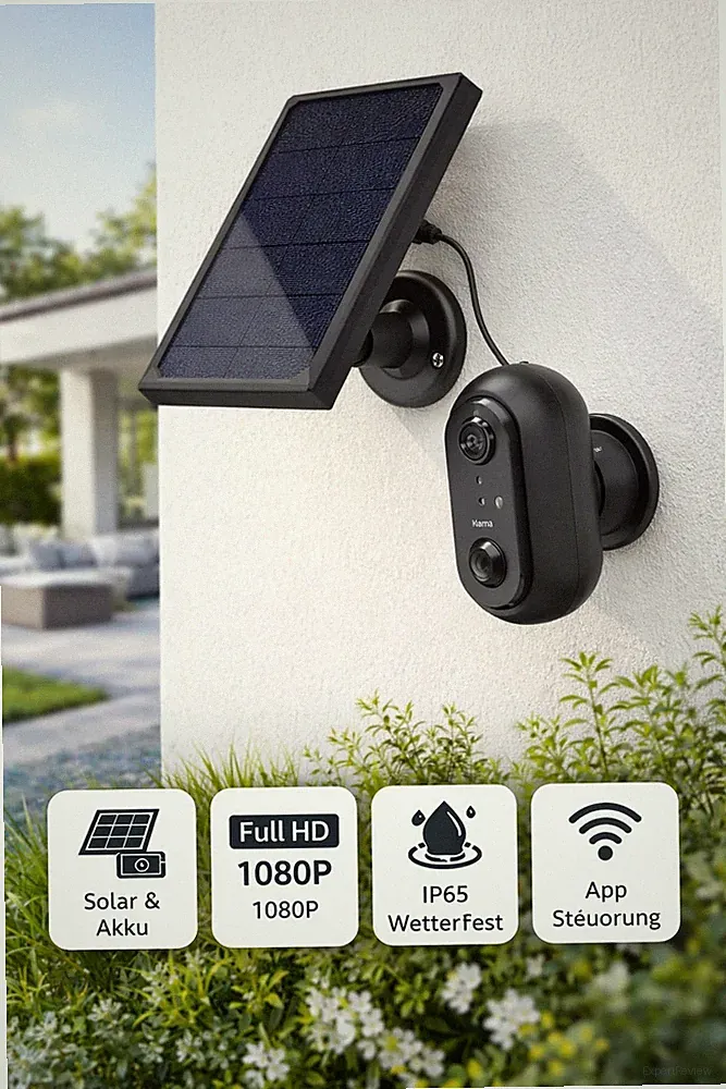 Hama WLAN-Überwachungskamera Outdoor Solar