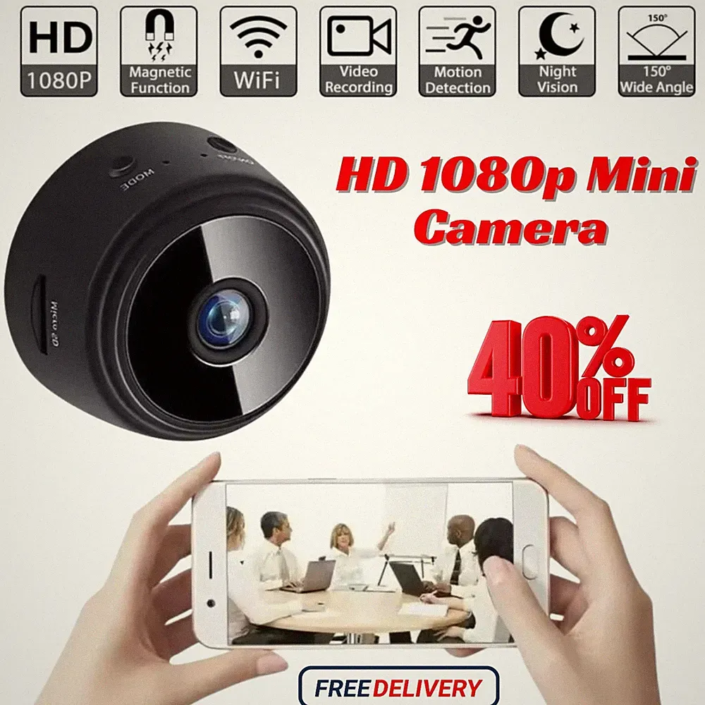 HD 1080p Mini Kamera Zuhause Wireless WiFi Sicherheit Smart Cam IR Nachtsicht DVR