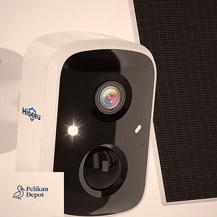 Hiseeu 4MP WLAN Solar Kamera Außen