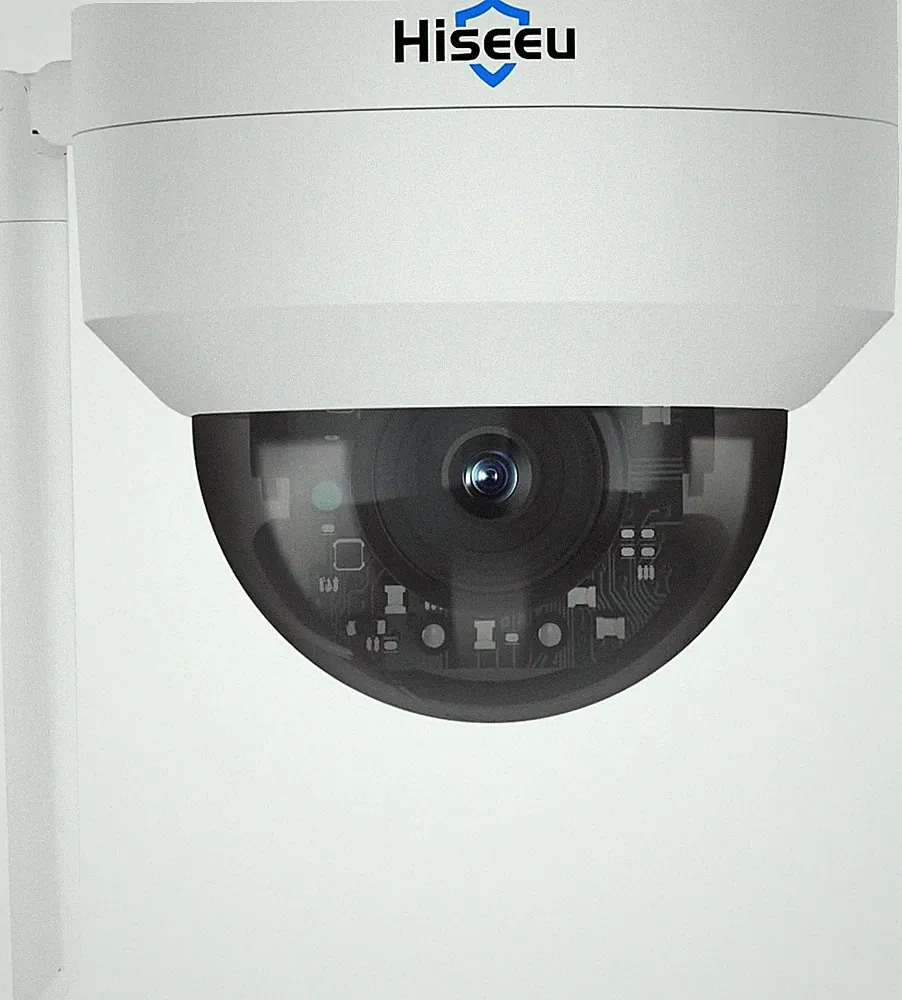 Hiseeu 5MP Überwachungskamera Aussen WLAN, 360 PTZ mit Nachtsicht, 20m