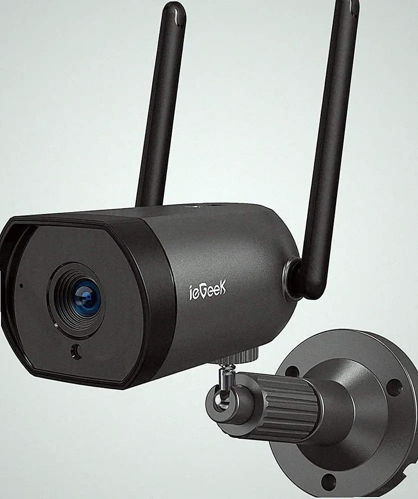 ieGeek 1080P Akku‑WLAN‑Überwachungskamera Außen IP66 Nachtsicht Zwei‑Wege‑Audio