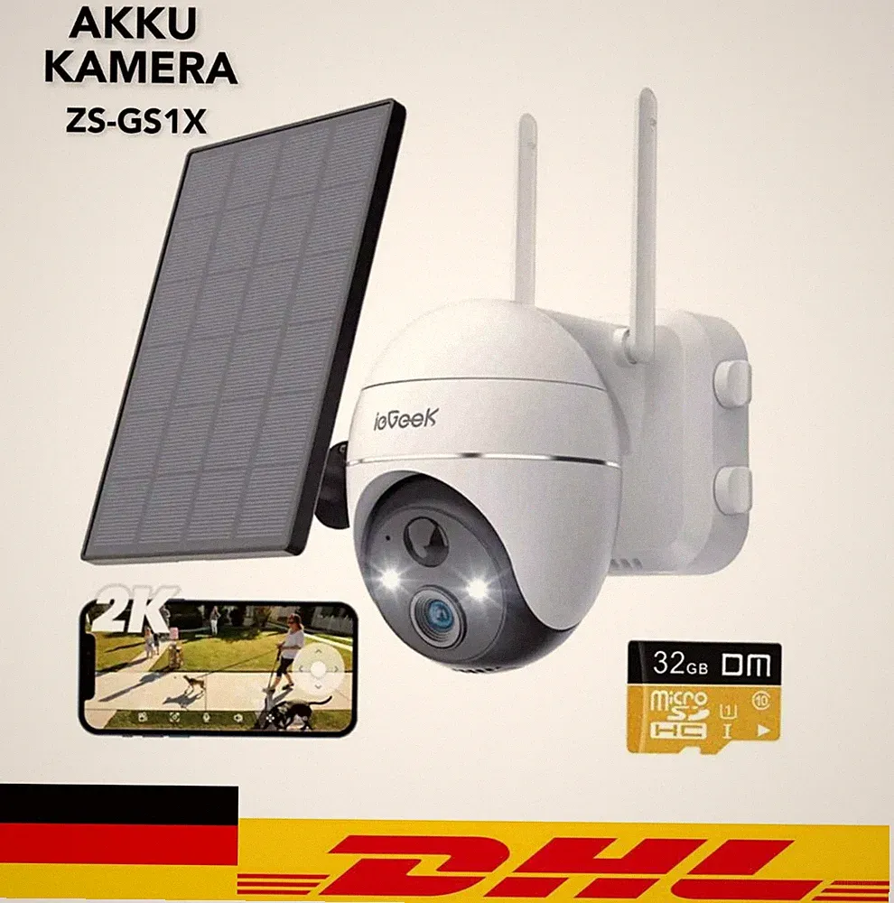 ieGeek 2K PTZ Akku Kamera
