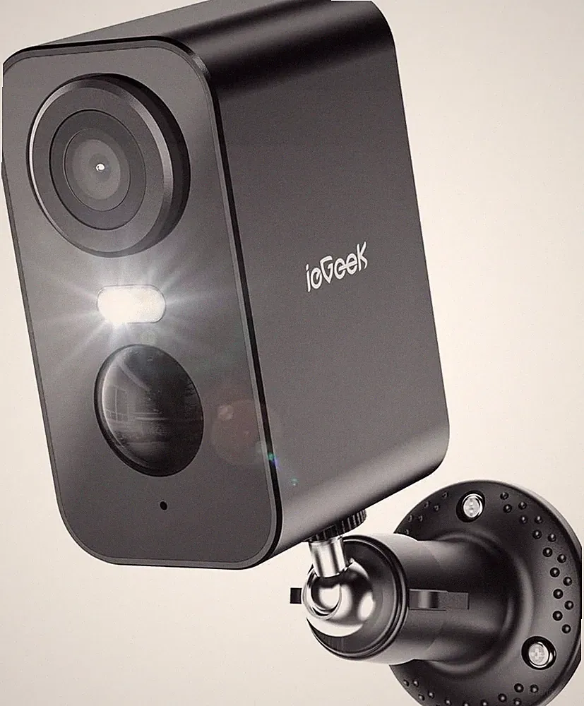 ieGeek 2K Überwachungskamera Akku WLAN IP65 3MP Nachtsicht 2-Wege Audio PIR