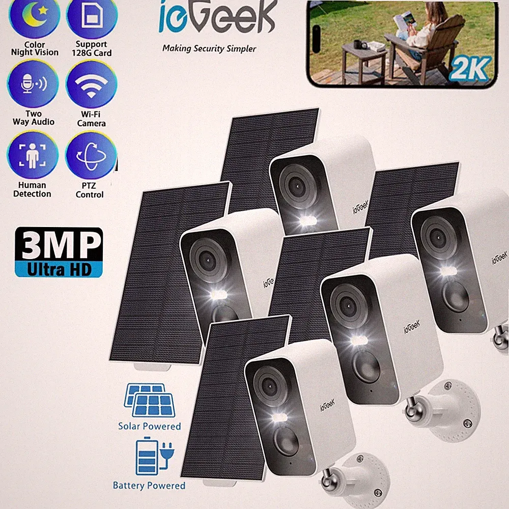 ieGeek ZS-GX3S 2K Akku WLAN Kamera