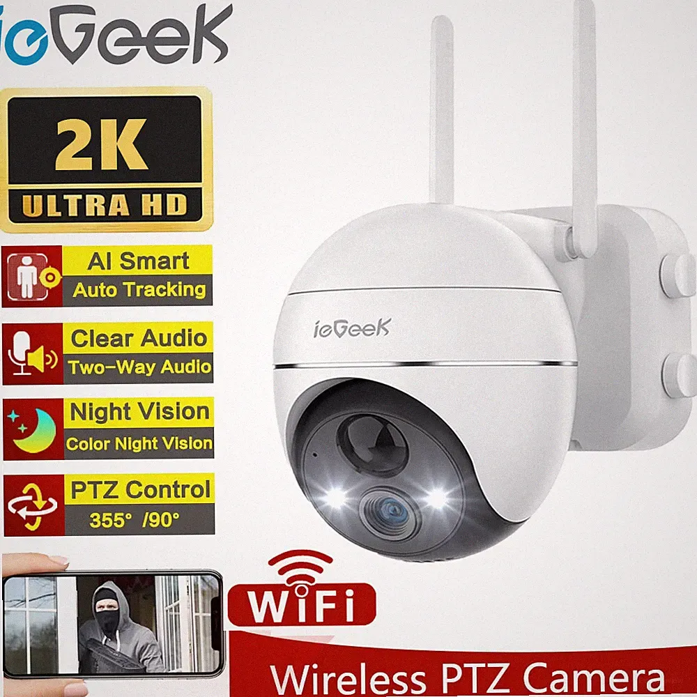ieGeek 3MP PTZ Akku Kamera