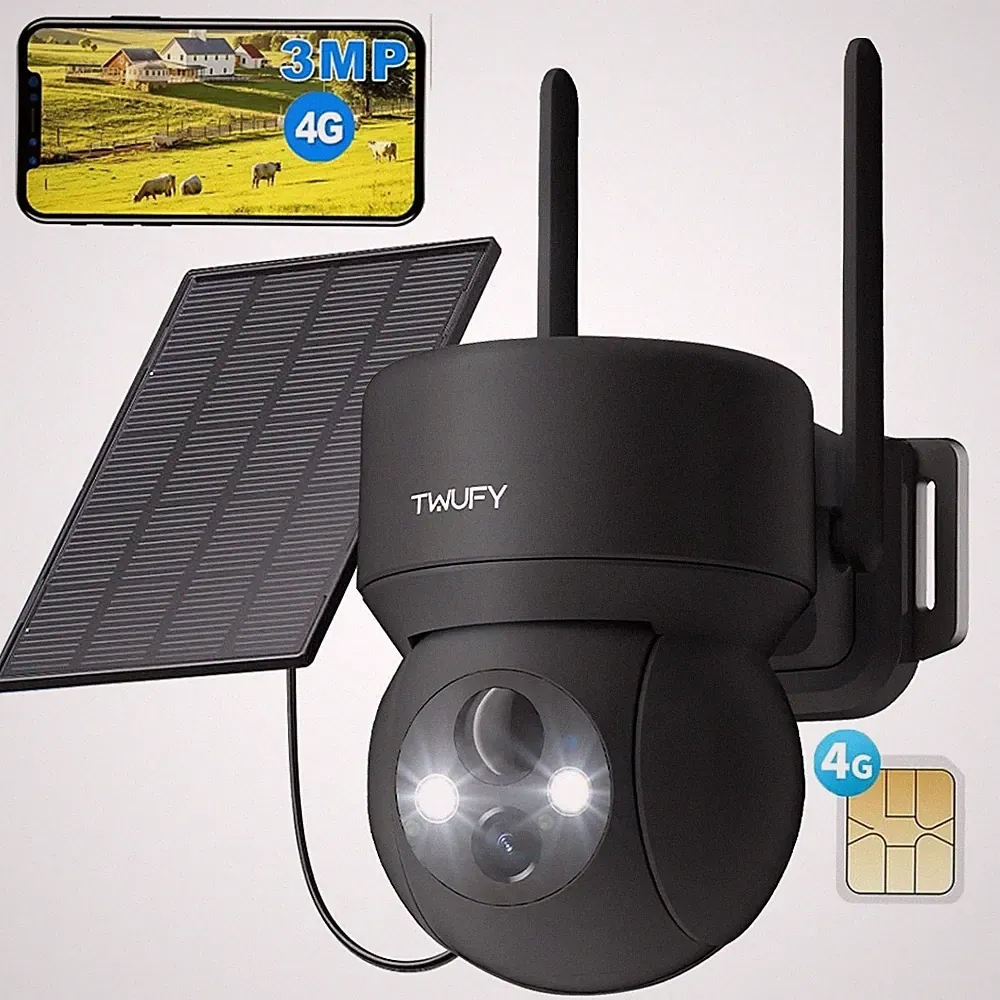 ieGeek 4G LTE Solar Akku PTZ Kamera