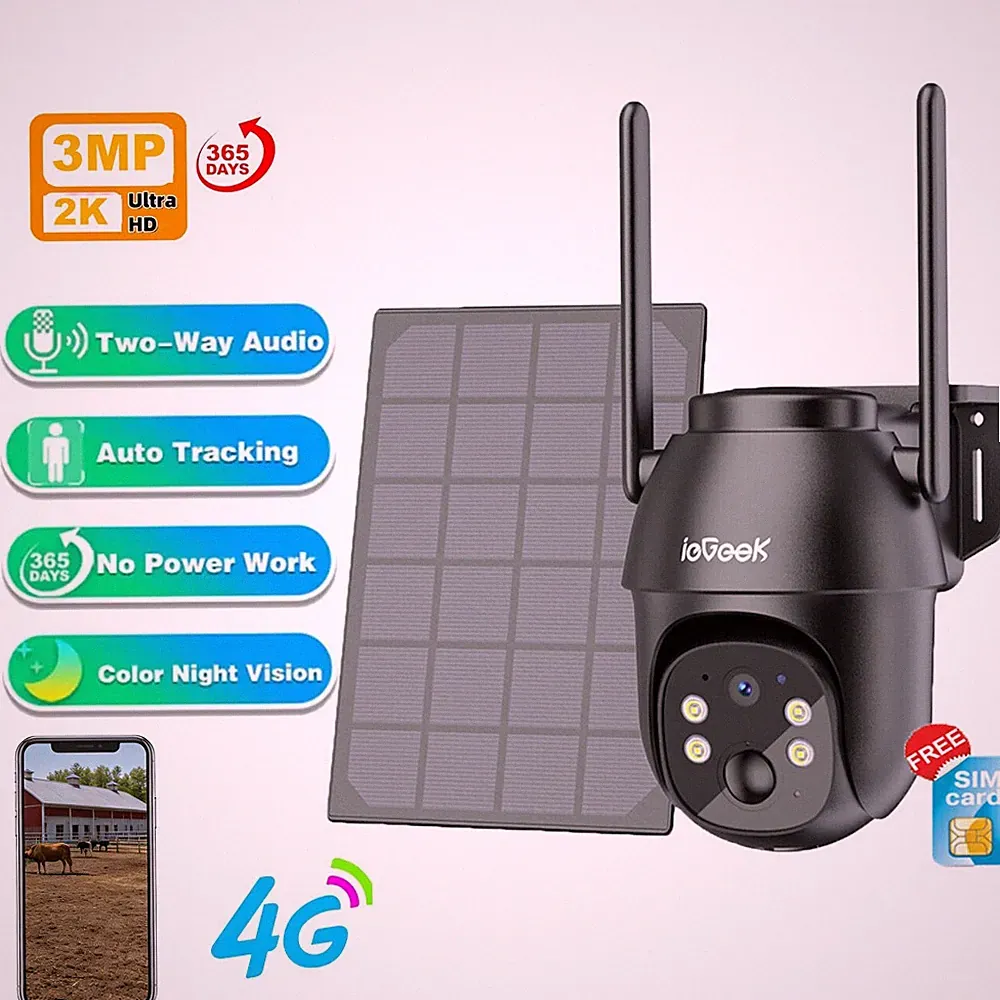 ieGeek TZ-SG330EU 4G LTE Solar Kamera