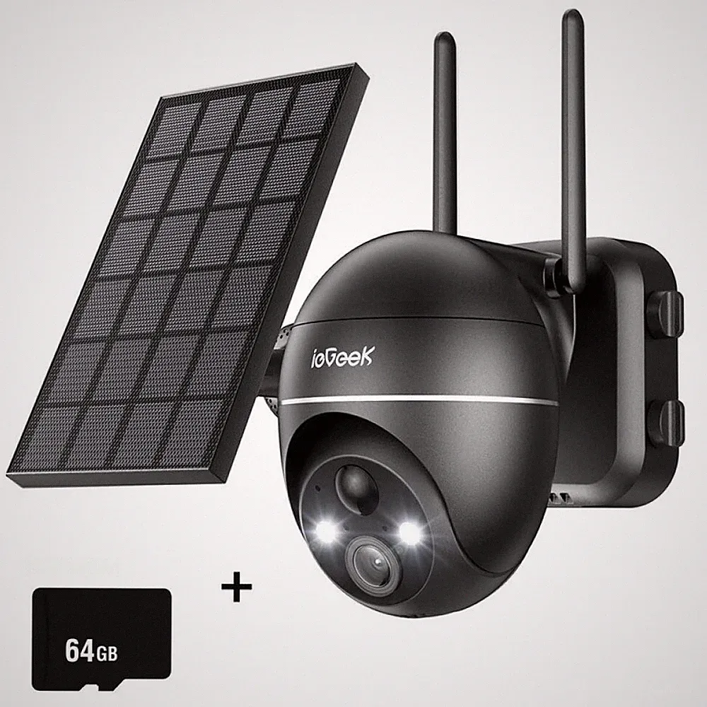 ieGeek 5MP WiFi Überwachungskamera Außen 2.4G WIFI IP65, 9m PIR Bewegungssensor