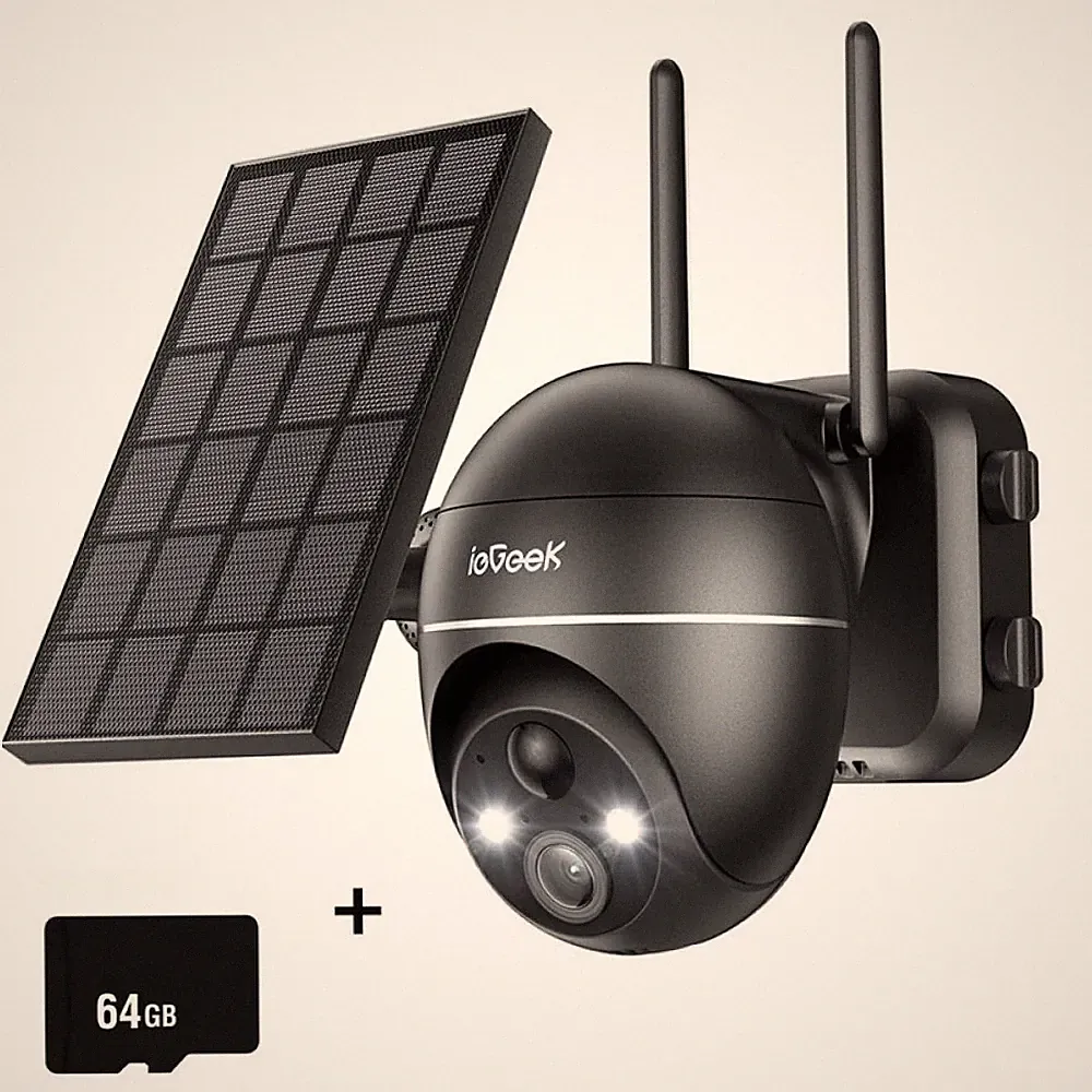 ieGeek 5MP WiFi Überwachungskamera Außen 9m PIR Bewegungssensor 2.4G WIFI IP65