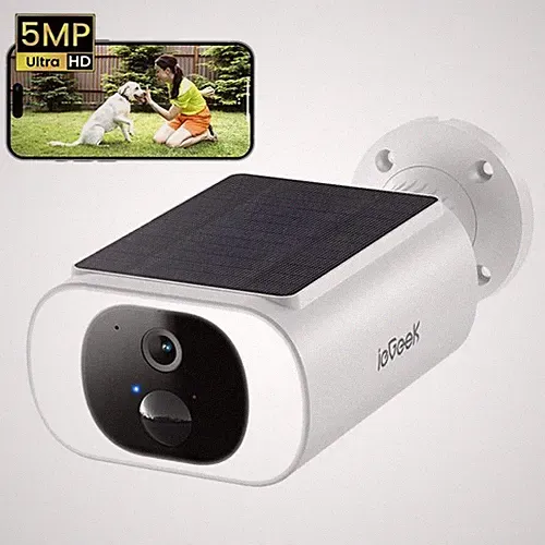ieGeek Solar Kamera Set 5MP