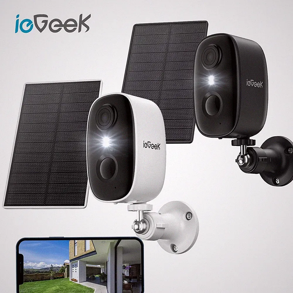 ieGeek F1 Solar Überwachungskamera 2K