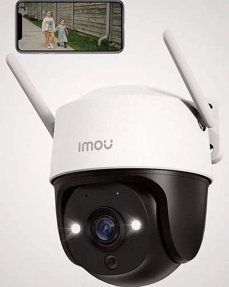 Imou 2K Outdoor Überwachungskamera mit KI Mensch/Fahrzeug Erkennung 360° PTZ WLAN