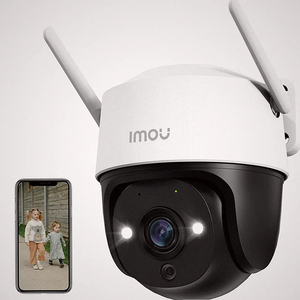Imou 3K Überwachungskamera Outdoor mit KI Mensch/Fahrzeug Erkennung, 360° PTZ...