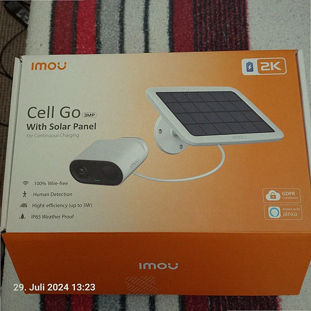 imou cell go Aussenkamera mit Solar Panel, NEUWERTIG !!