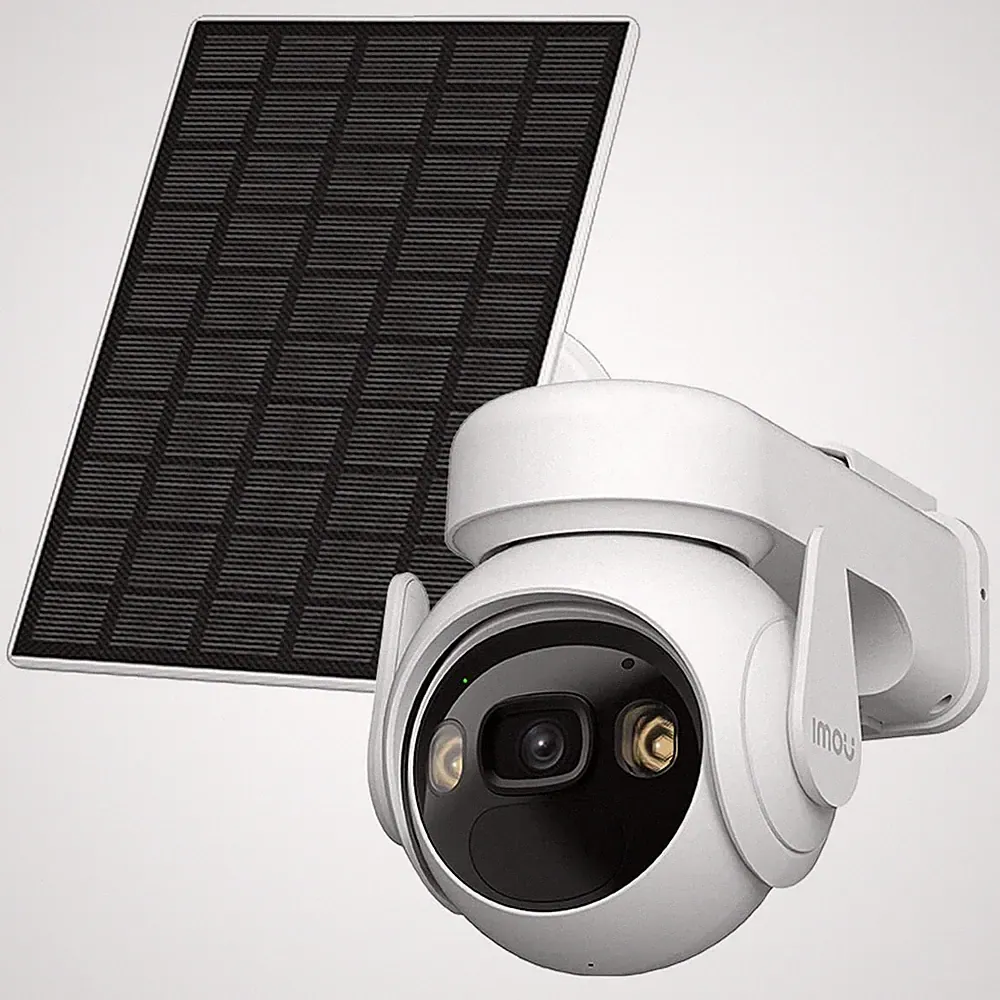 Imou Cell PT Kit akkubetriebene 3 MP WLAN-Überwachungskamera inkl. Solarpanel