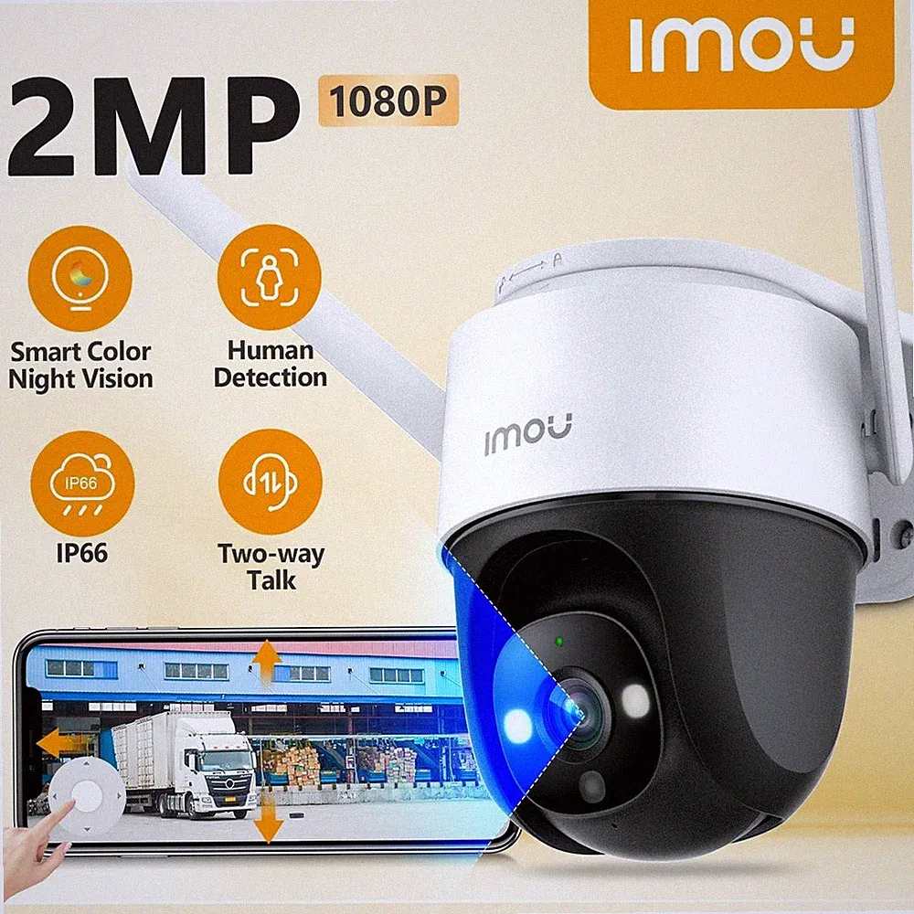Imou Cruiser 2MP WLAN Außen-Überwachungskamera mit Netzkabel (kein Akku)